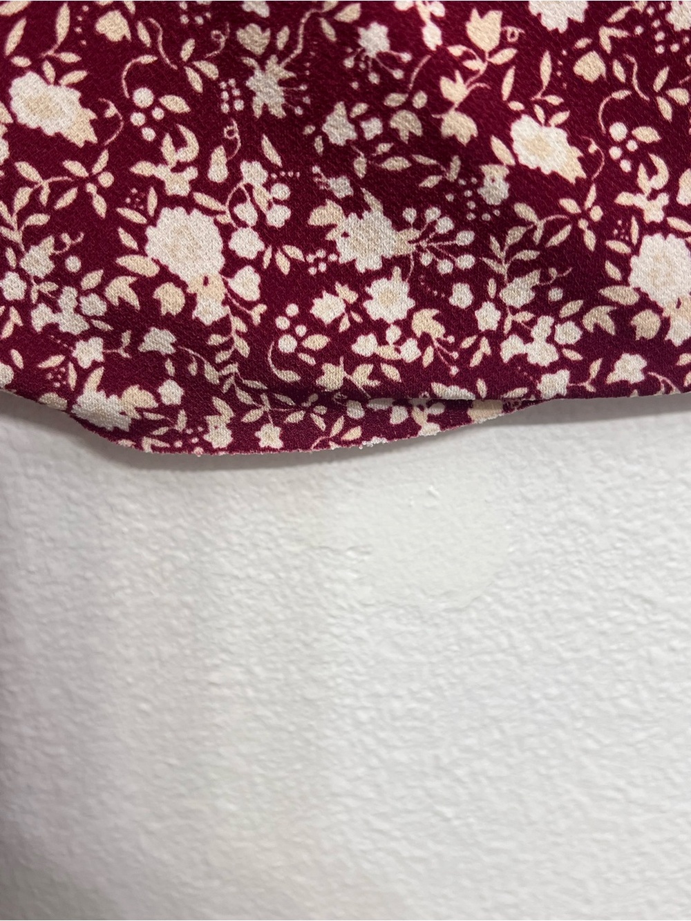 Lush Maroon Floral Blouse - Picture 7 of 7